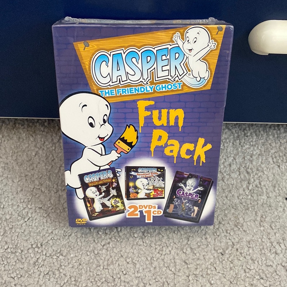 Casper the Friendly Ghost Fun Pack - 2 DVDS + 1 CD